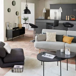 Juego 3 Espejos De Pared Mona De Metal