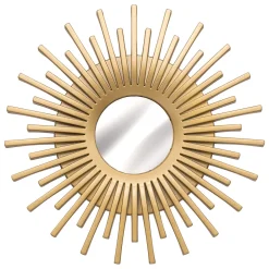 Juego 3 Espejos Dorados Amed 25cm