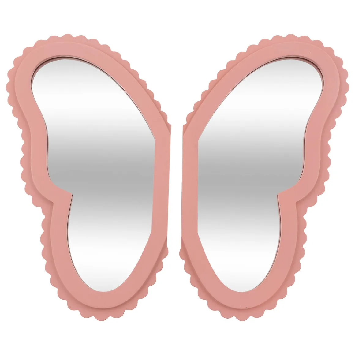 Juego 2 espejos FORET ENCHANTEE forma de mariposa