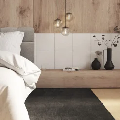 Juego 4 paneles decorativos ARCH gris 30x30cm