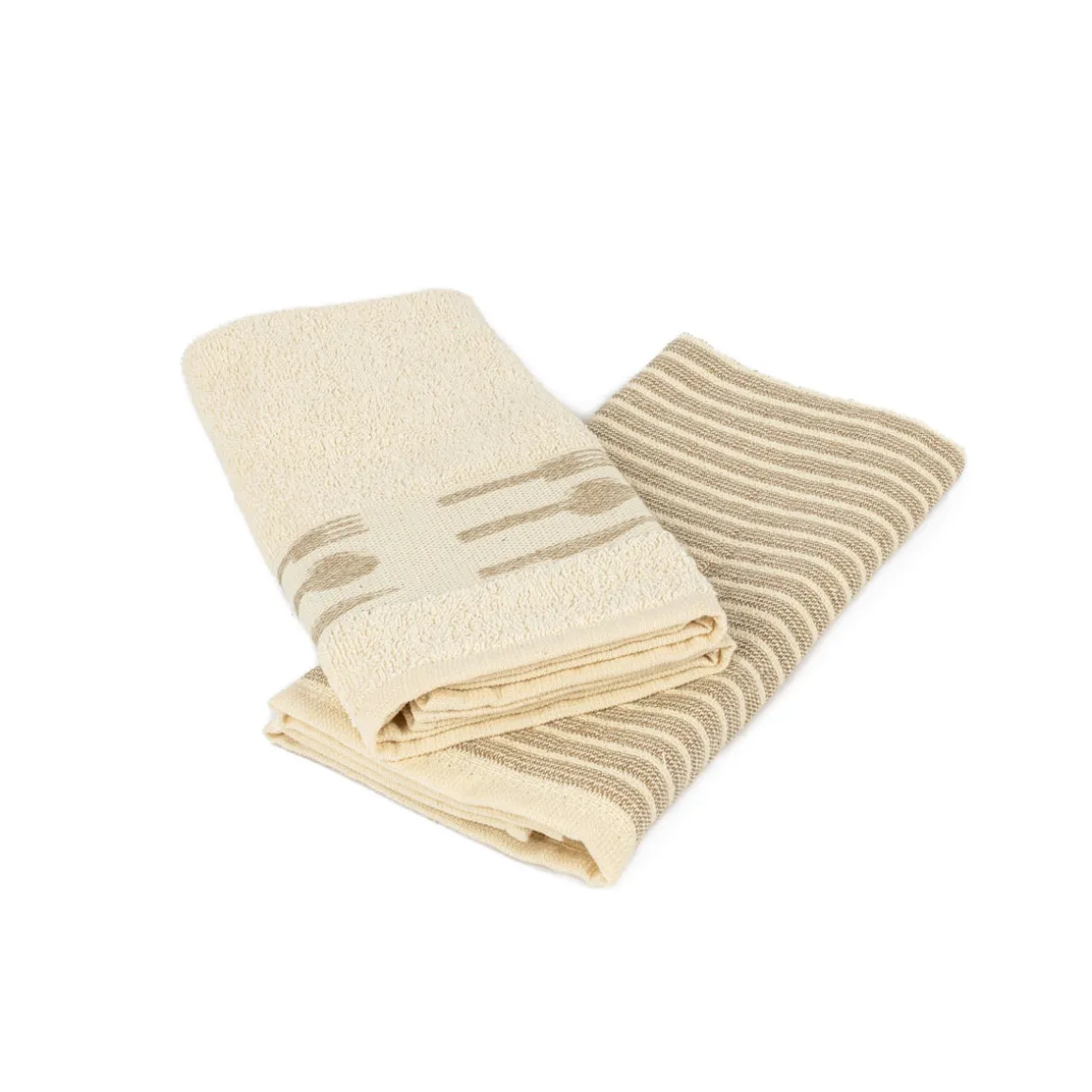 Juego 2 Paños De Cocina Algodón 50x50Cm