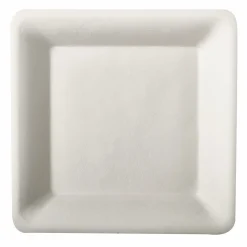 Juego 10 Platos Cuad. Caña Azúcar 15.5Cm