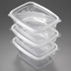 Juego 3 Recipientes Rect. Plástico 1.2L