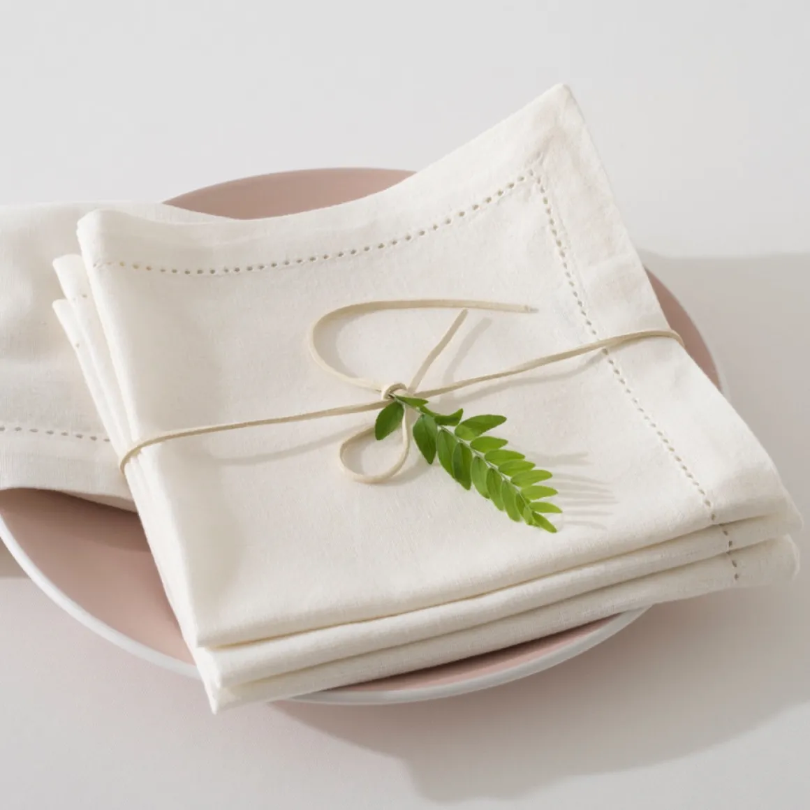 Juego 4 Servilletas Chambray 40x40Cm