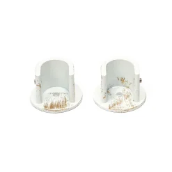 Juego 2 Soportes De Pared D20 Blanco