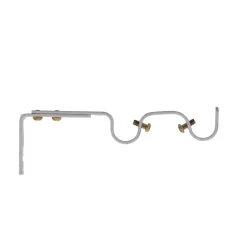 Juego 2 Soportes Dobles P/Barra Cortina