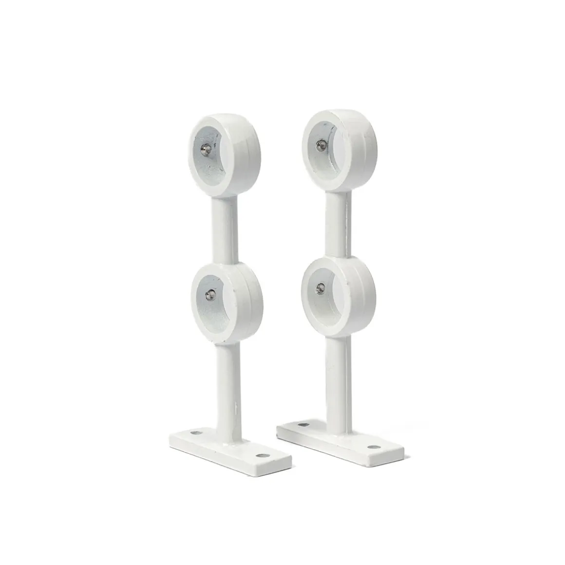 Juego 2 Soportes Dobles P/Barra Cortina