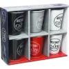 Juego 6 Tazas De Café Sin Asas 10Cl