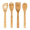 Juego 4 Utensilios De Cocina De Bambú