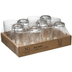Juego 12 Vasos De Vidrio Ald'Eau 20Cl