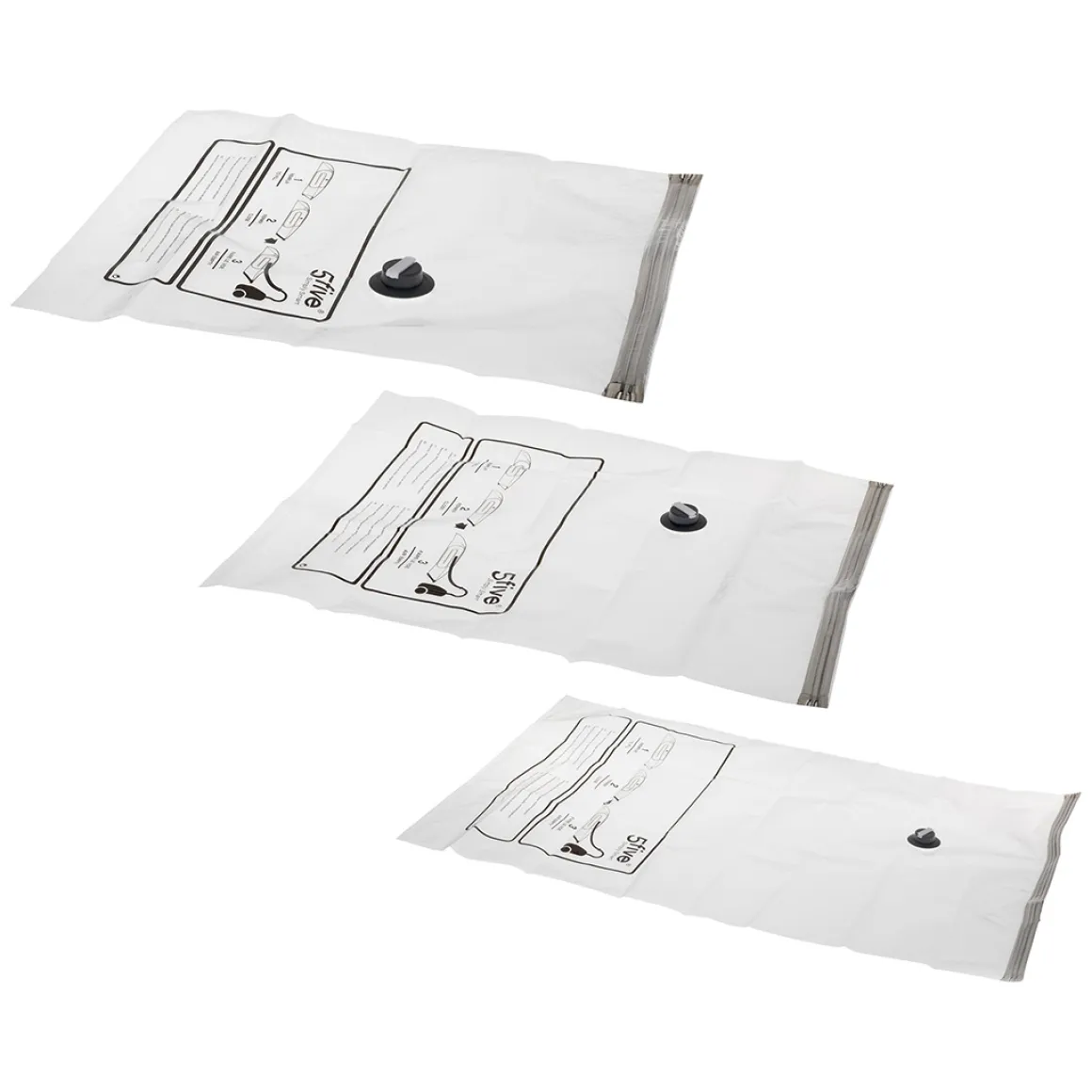 Juego De 10 Bolsas P/Almacenaje Al Vacío