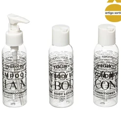 Juego de 3 botellas de viaje