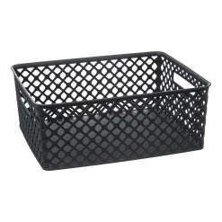 Juego De 4 Cestas Gris Folk