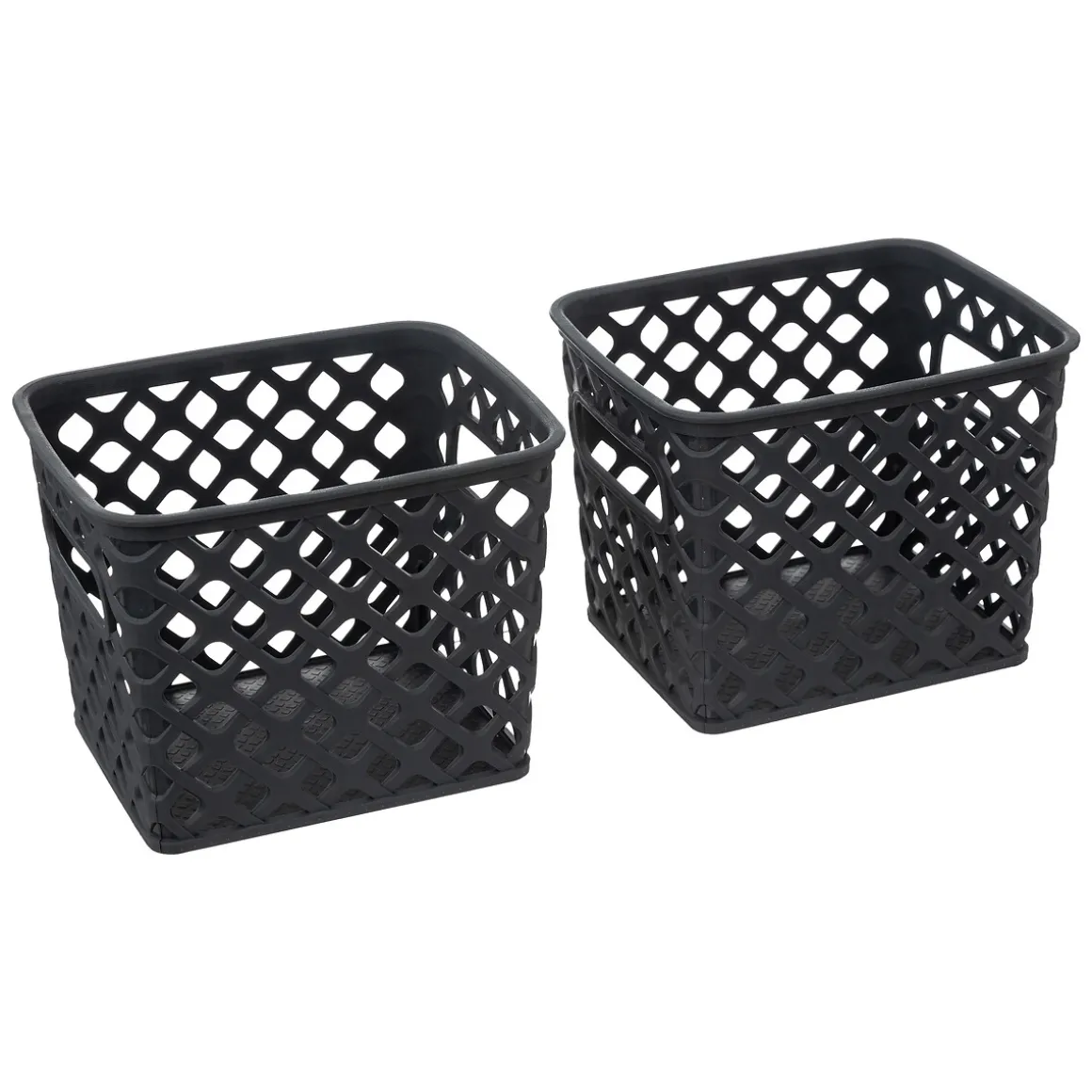 Juego De 4 Cestas Gris Folk