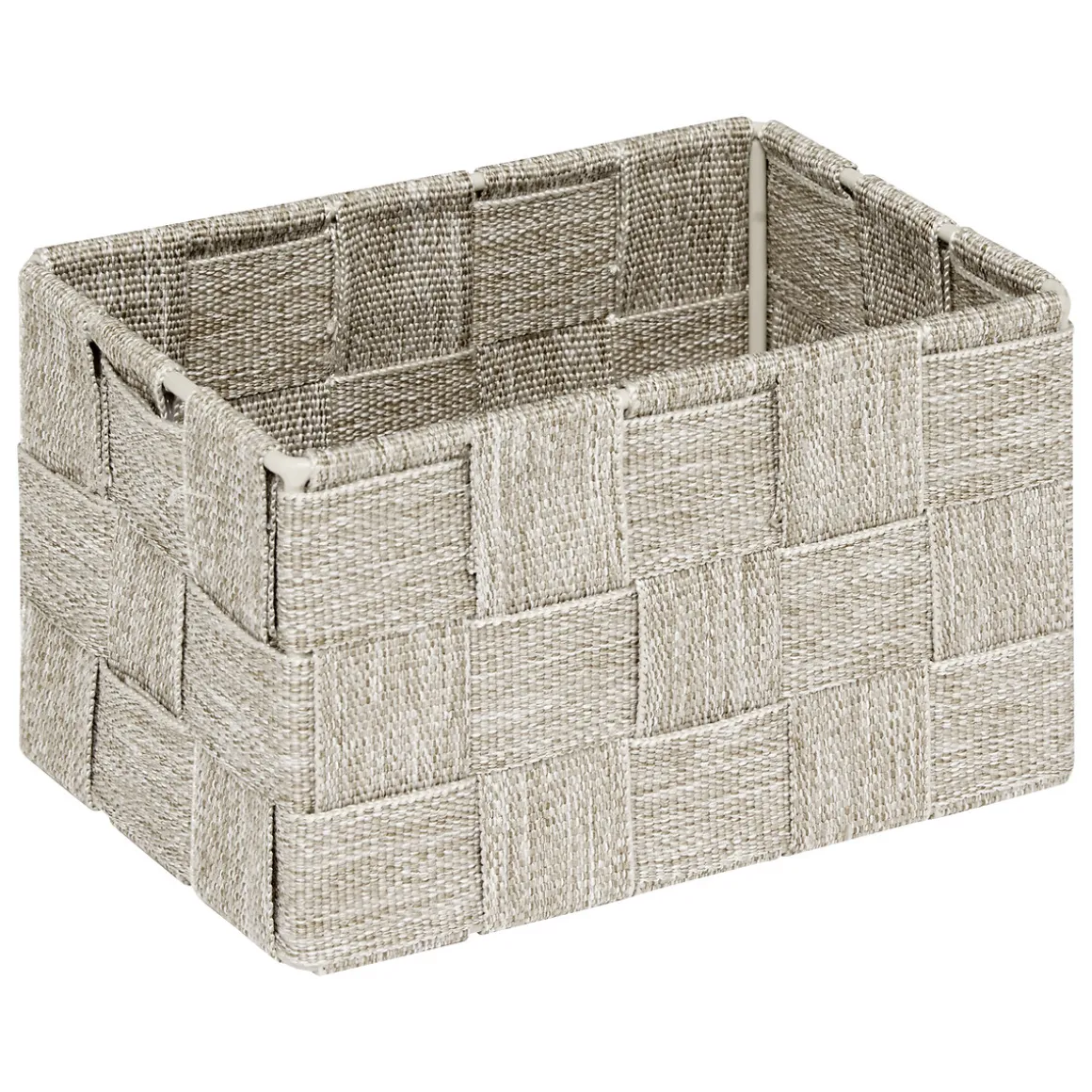 Juego de 3 cestas wc beige de poliéster