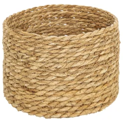 Juego de 9 cestos de rafia beige LIT