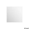 Juego De 4 Espejos Adhesivos 20x20Cm