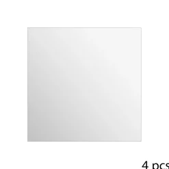 Juego De 4 Espejos Adhesivos Cuadrados