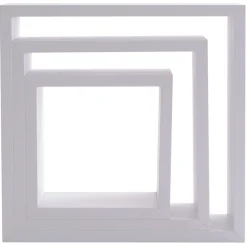 Juego De 3 Estantes Cubo Mdf 24/27/30Cm