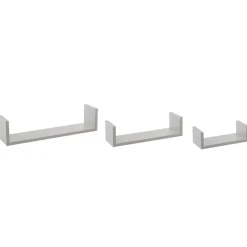 Juego De 3 Estantes Cubo Mdf 22/32/42Cm