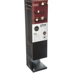 Juego De 3 Estantes Mdf Negro 22/32/42Cm