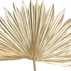 Juego De 3 Hojas De Palma Doradas 50Cm