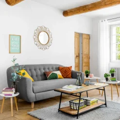 Juego De 3 Mesas Auxiliares 35x40x45Cm