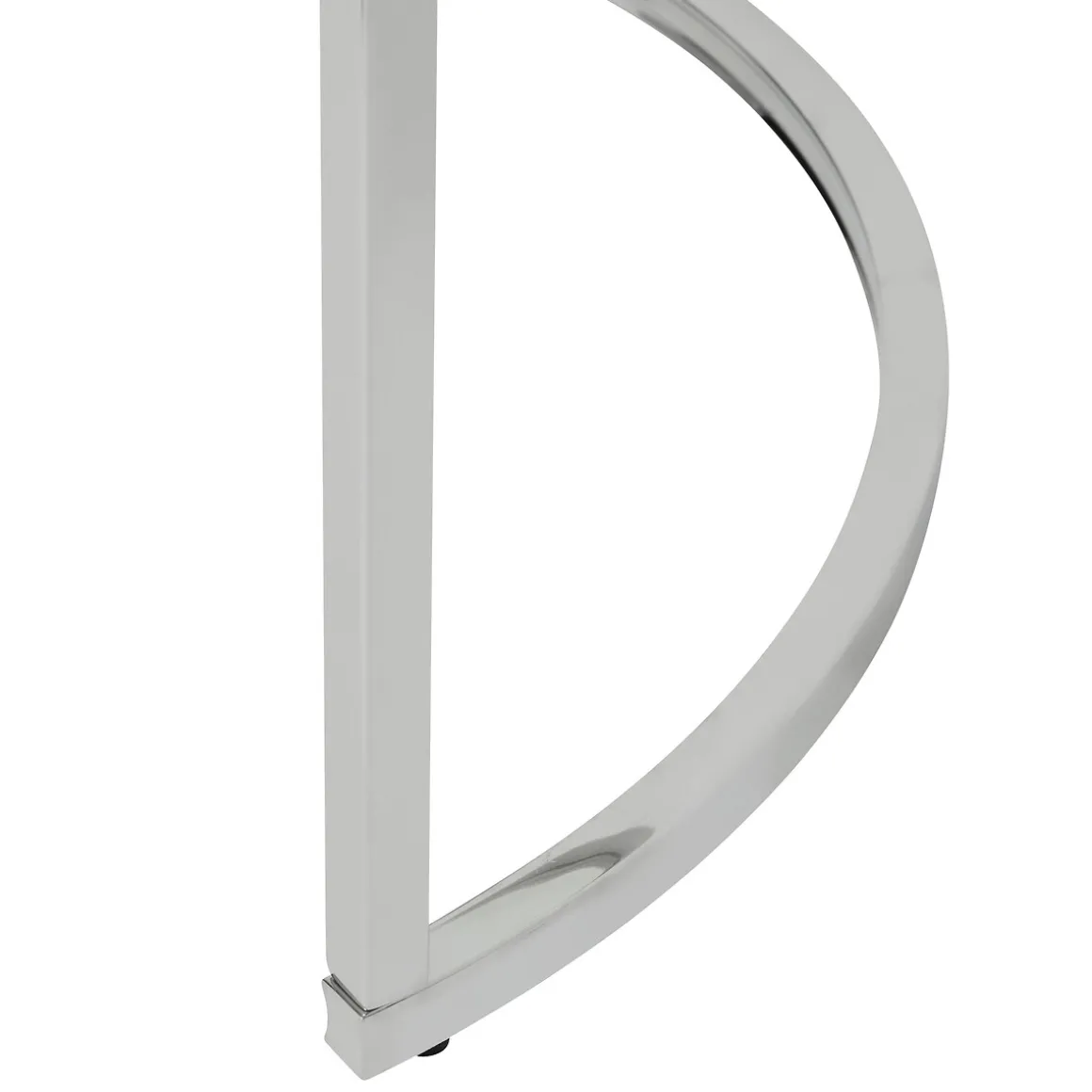 Juego de 2 mesas de centro KNEO plateadas