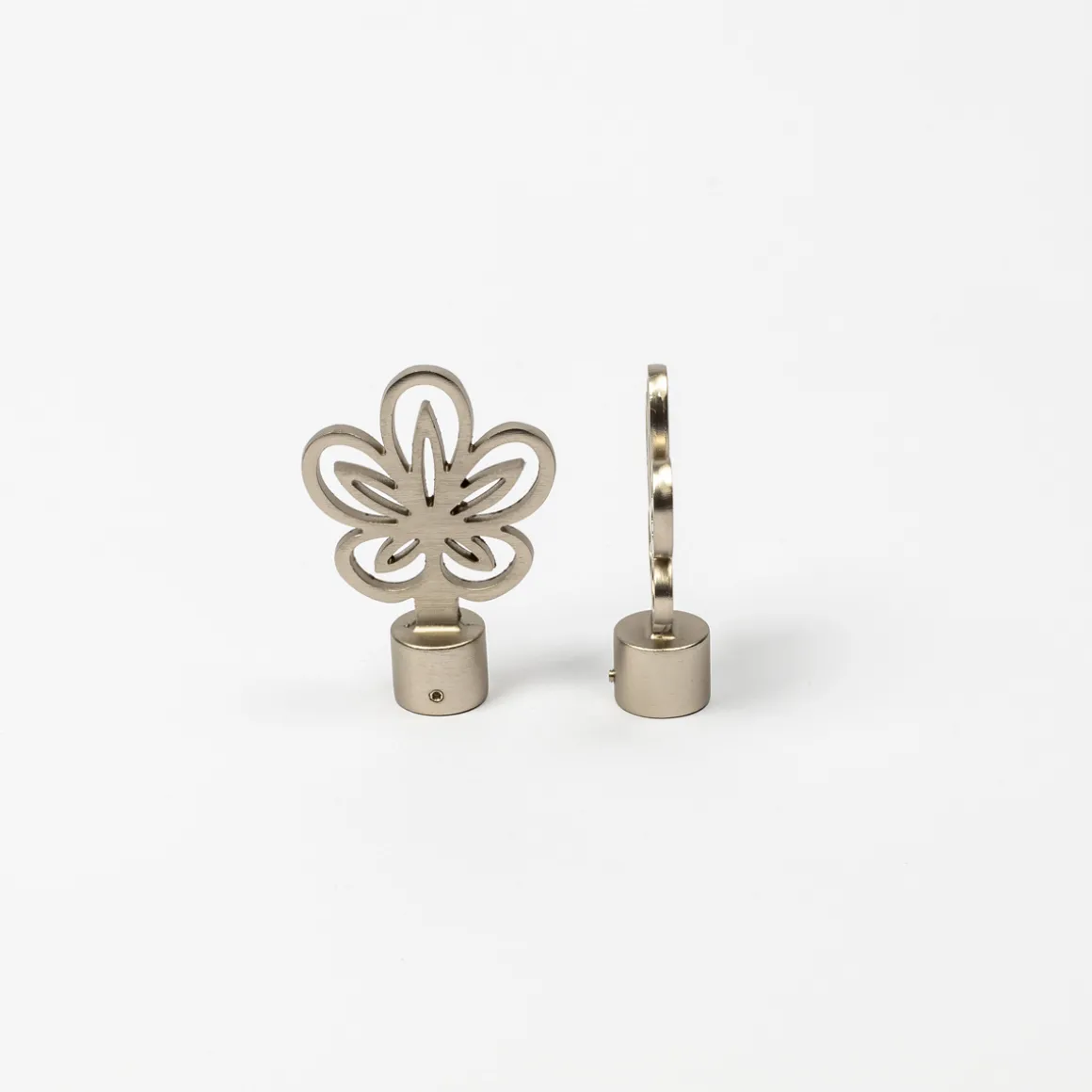 Juego De 2 Remates Camille D20 Plateado