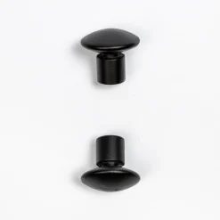 Juego De 2 Remates Champignon D20 Negro