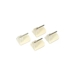 Juego De 4 Soportes Adhesivos Transpar.