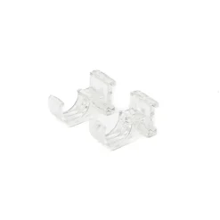 Juego De 2 Soportes Clip De Pvc Blanco