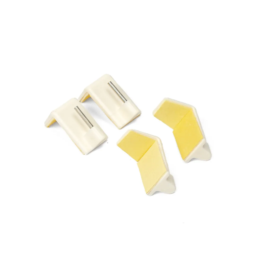 Juego De 4 Soportes Pvc Adhesivo