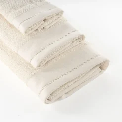 Juego de 3 toallas de baño ROME natural