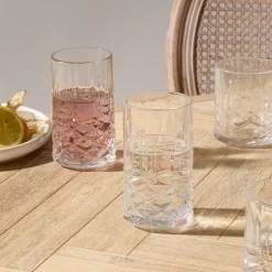 Juego de 4 vasos altos para cóctel GASPARD 36cl