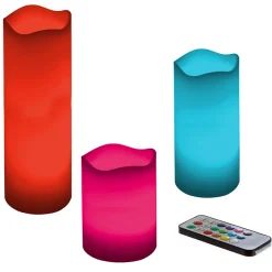 Juego De 3 Velas Con Mando