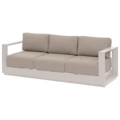 Juego de jardín ALLURE avoine y lin 5 plazas