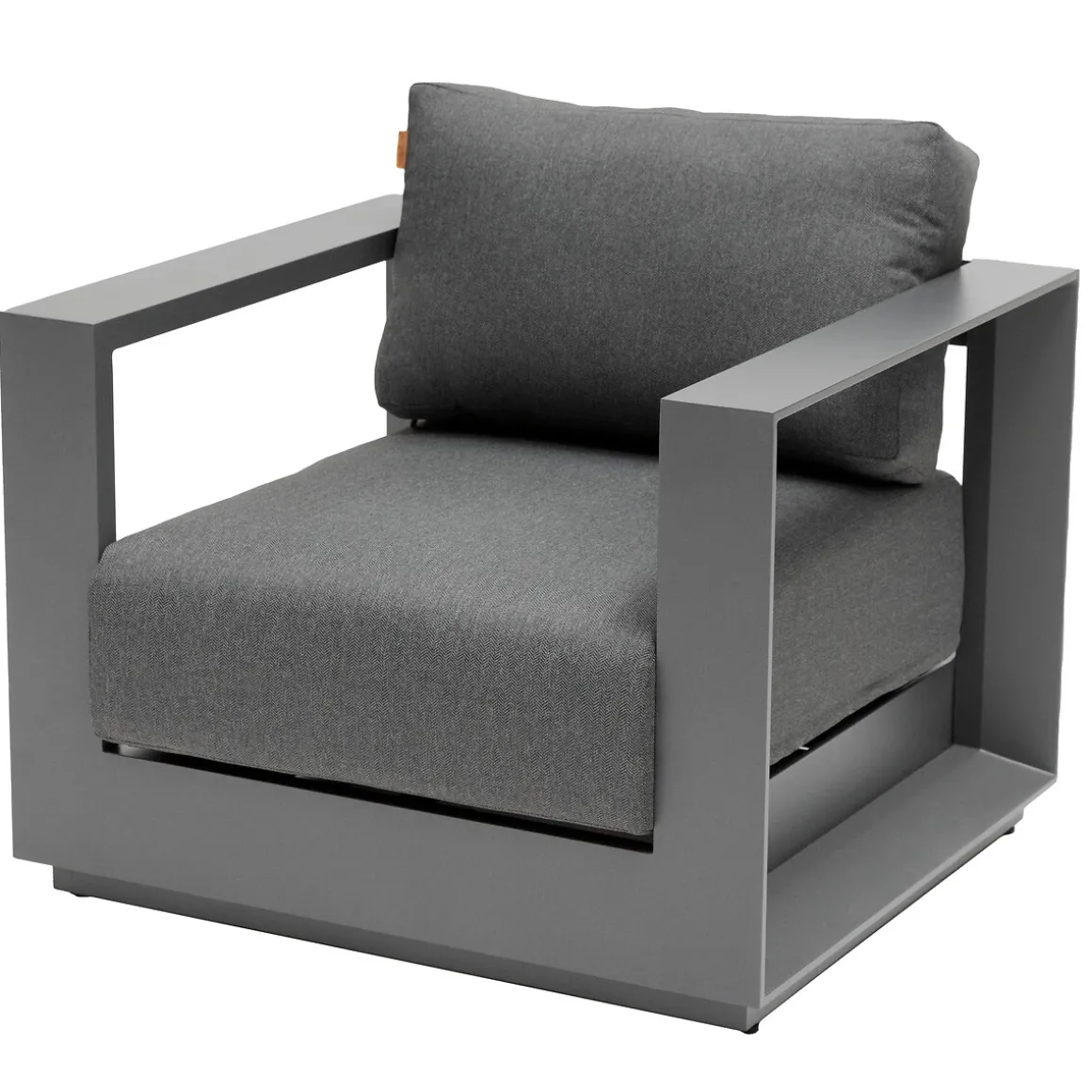 Juego de jardín ALLURE gris graphite 5 plazas