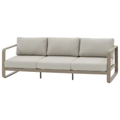 Juego de jardín DOMILLY 5 plazas color café