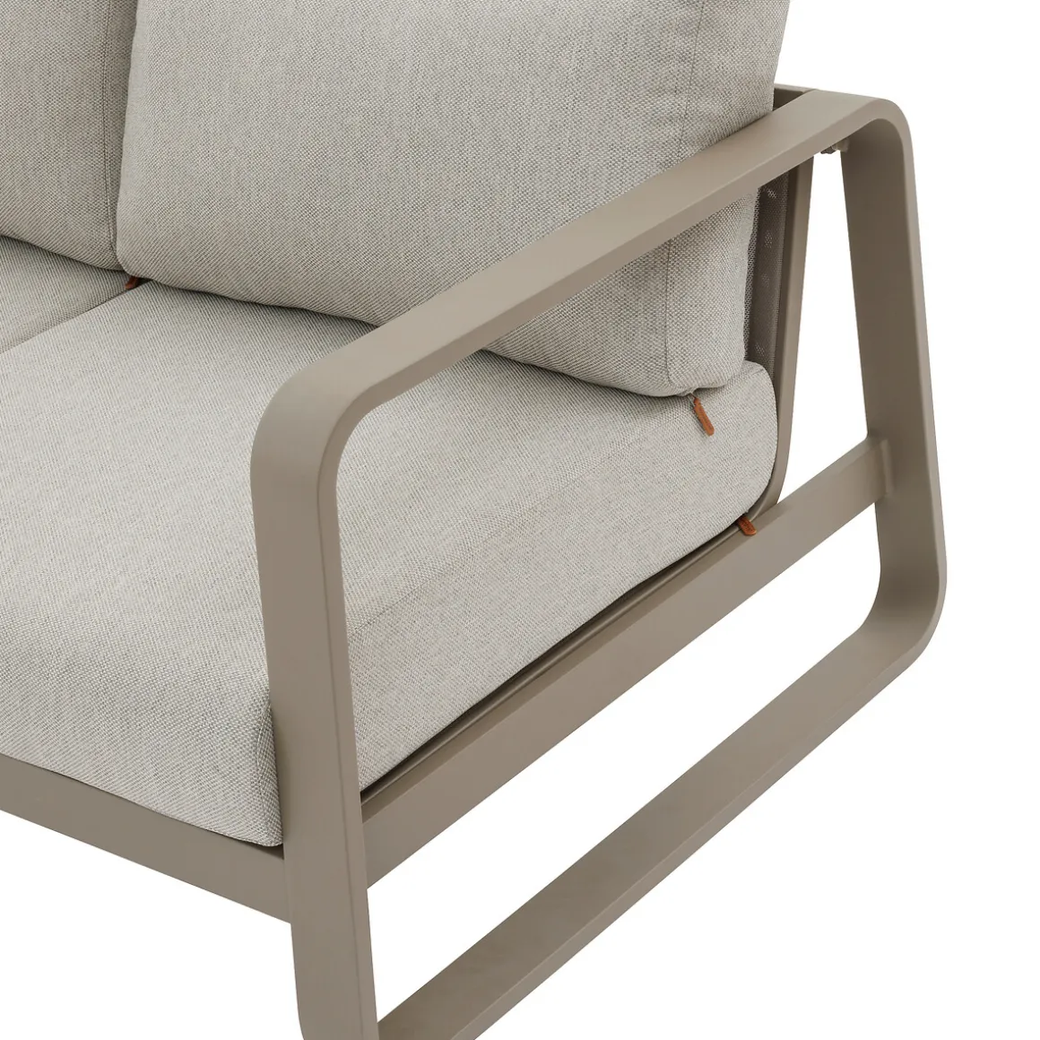 Juego de jardín DOMILLY 5 plazas color café