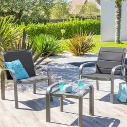 Juego de jardín ELYN 2 plazas