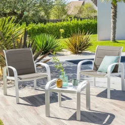 Juego de jardín ELYN 2 plazas