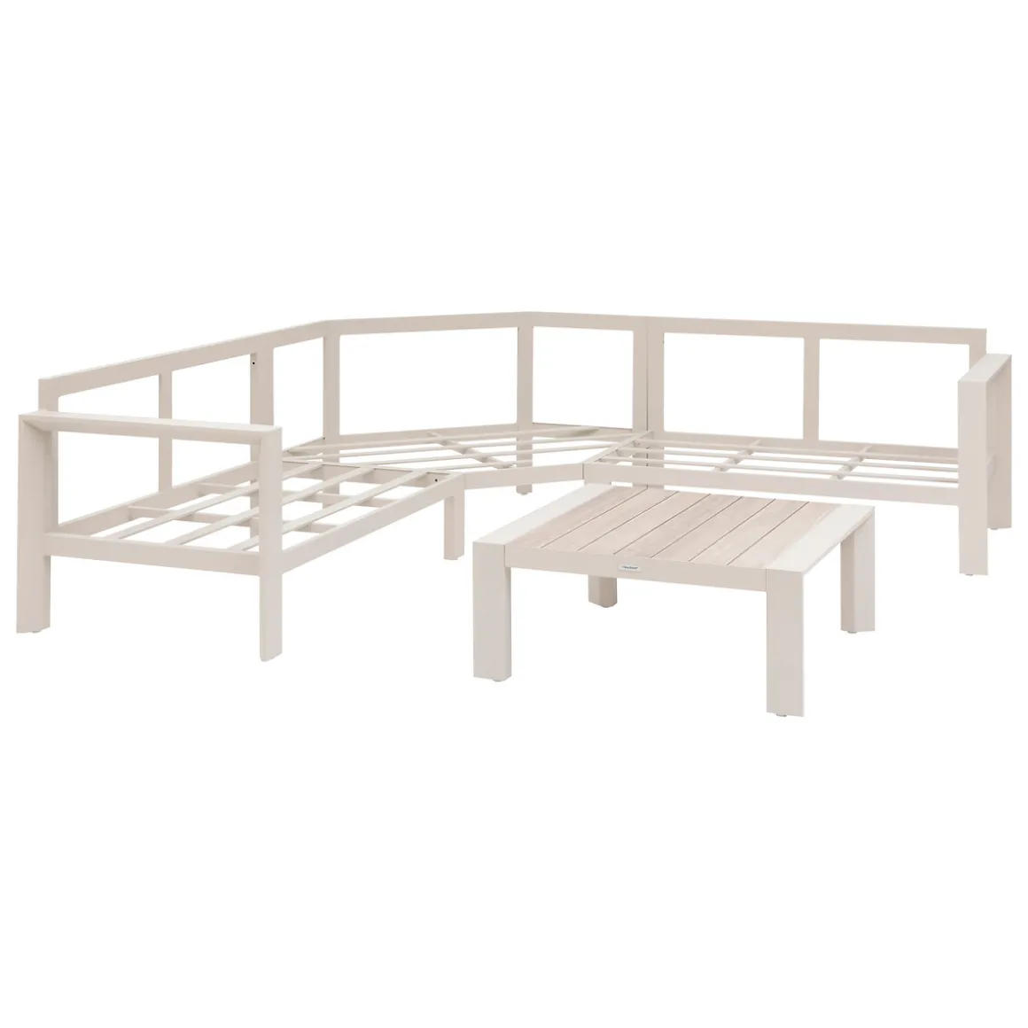 Juego de jardín esquinero ÉVASION beige