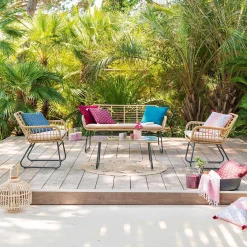 Juego De Jardín Lamabada 4 Plazas