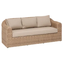 Juego de jardín MOORÉA savana de ratán sintético