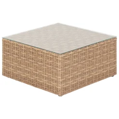 Juego de jardín MOORÉA savana de ratán sintético