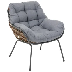 Juego de Jardín PAOPAO gris graphite 4 plazas