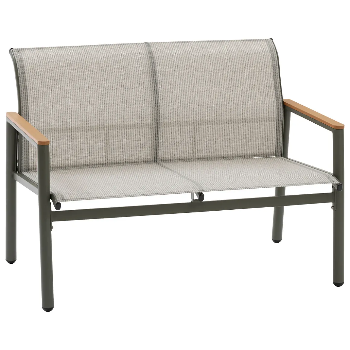 Juego de jardín relax 4 plazas taupe