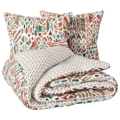 Juego funda nórdica estampada IKAT 240x220cm