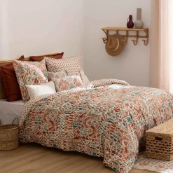 Juego funda nórdica estampada IKAT 240x220cm